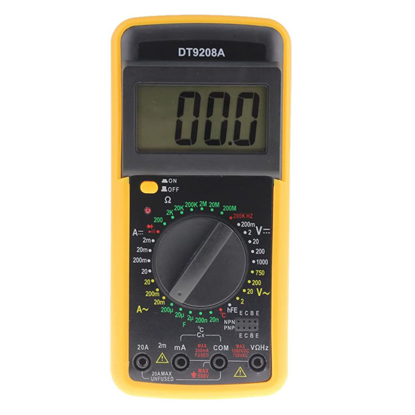 مولتی متر دیجیتال ارزان قیمت مدل DT-9208A